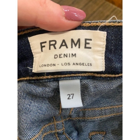 FRAME‎ Denim Le Skinny de Jeanne Jeans Size 27 - Picture 10 of 10
